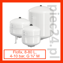 Flofix 8 - 80 L - naczynia przeponowe c.w.u.