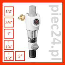 Honeywell Resideo Braukmann FK74CS-LF - filtr z płukaniem wstecznym i regulatorem ciśnienia